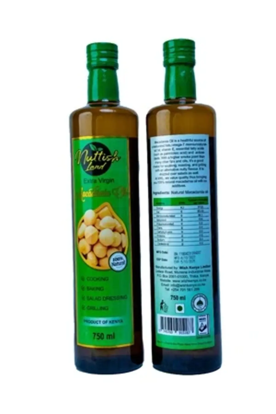 Nuttish Land Macadamia Oil 750Ml